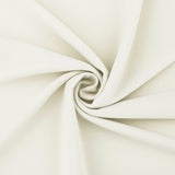 Medium weight stretch double jersey scuba crepe dress fabric Ivory