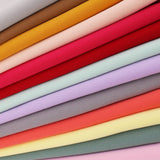 Medium weight stretch double jersey scuba crepe dress fabric Mustard