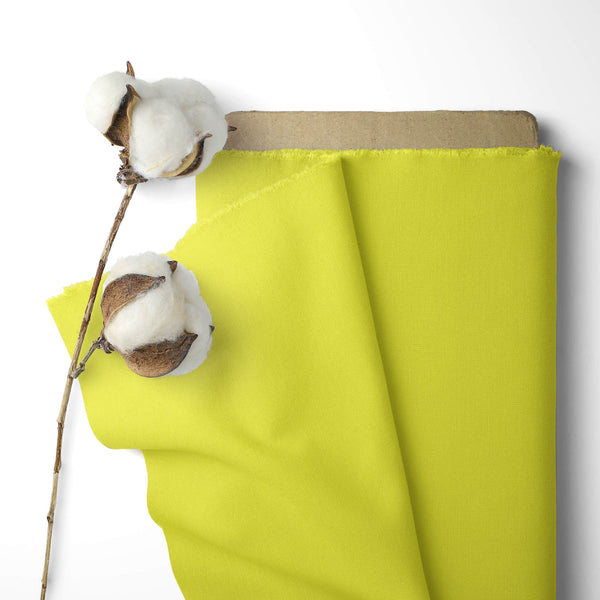 versatile pure cotton sheeting craft fabric Laser Lemon