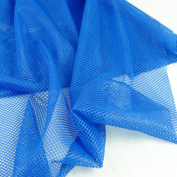 lightweight athletic sports polyester lining mesh fabric Light Cobalt