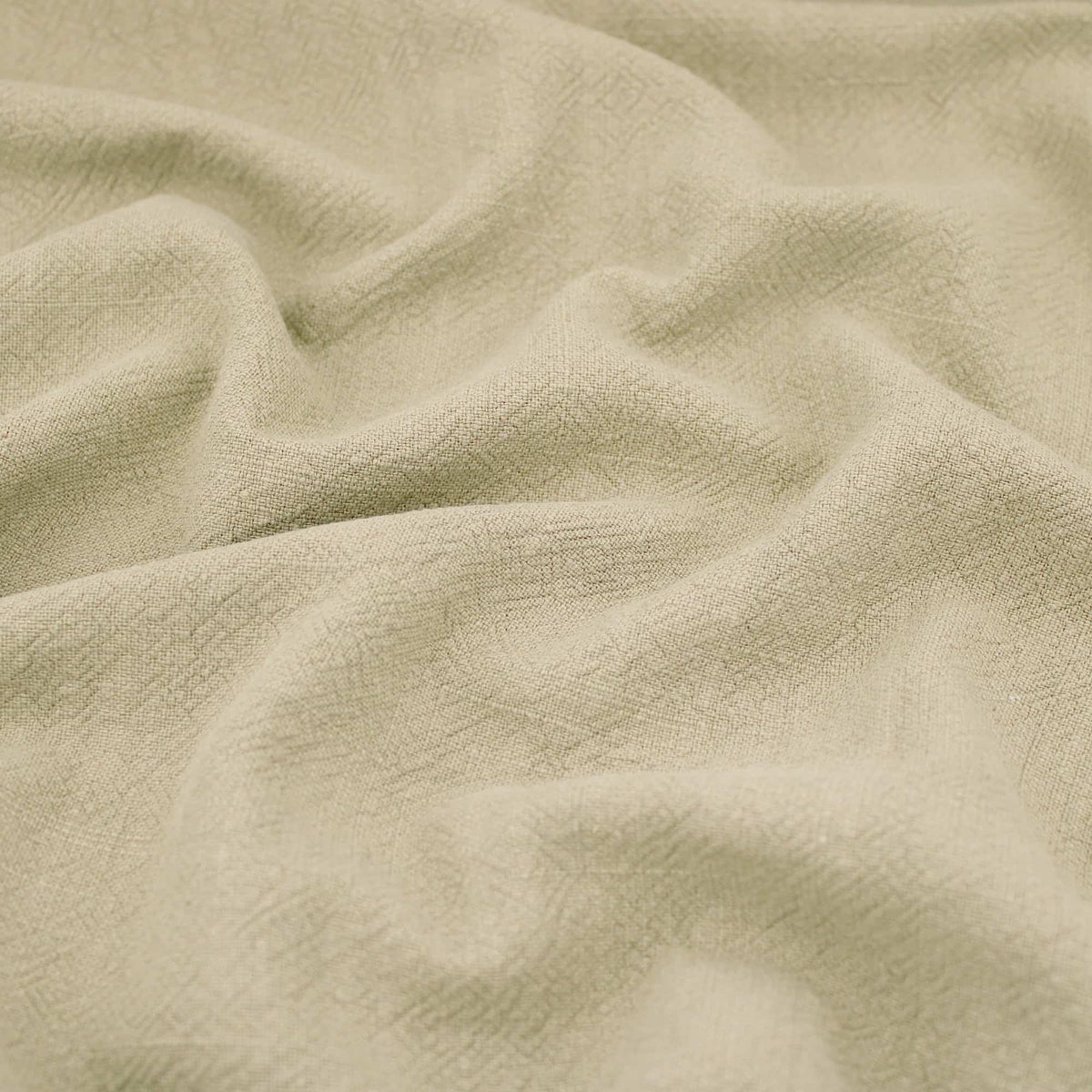 Stone washed Pure 100% Linen Natural Dressmaking Dress Trouser Heavy Weight Textured Drape Sustainable Fabric Material Woven Cream