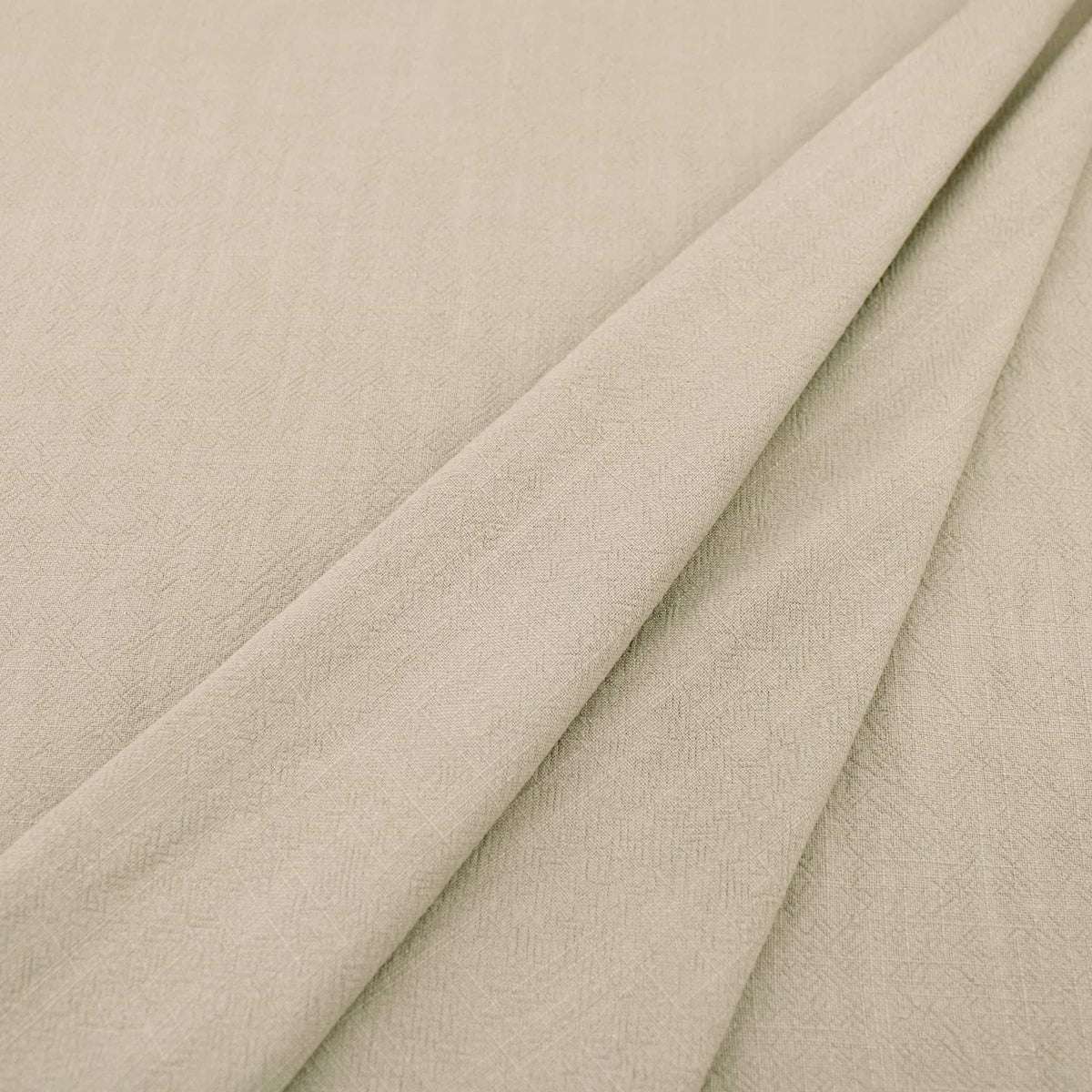 Stone washed Pure 100% Linen Natural Dressmaking Dress Trouser Heavy Weight Textured Drape Sustainable Fabric Material Woven Cream
