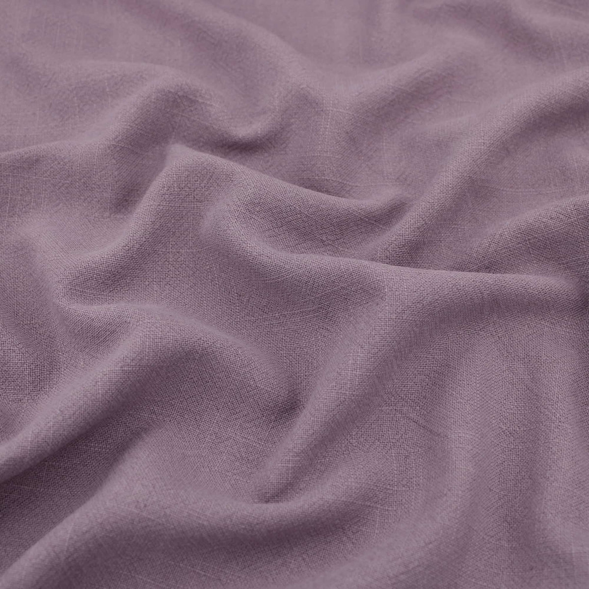 Stone washed Pure 100% Linen Natural Dressmaking Dress Trouser Heavy Weight Textured Drape Sustainable Fabric Material Woven Lavender
