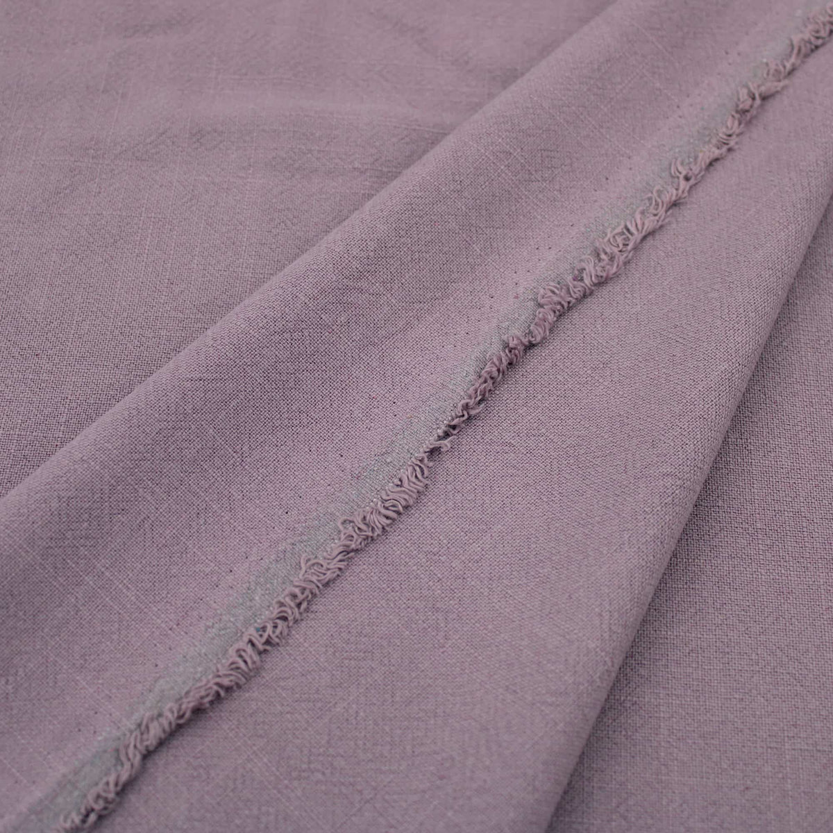 Stone washed Pure 100% Linen Natural Dressmaking Dress Trouser Heavy Weight Textured Drape Sustainable Fabric Material Woven Lavender