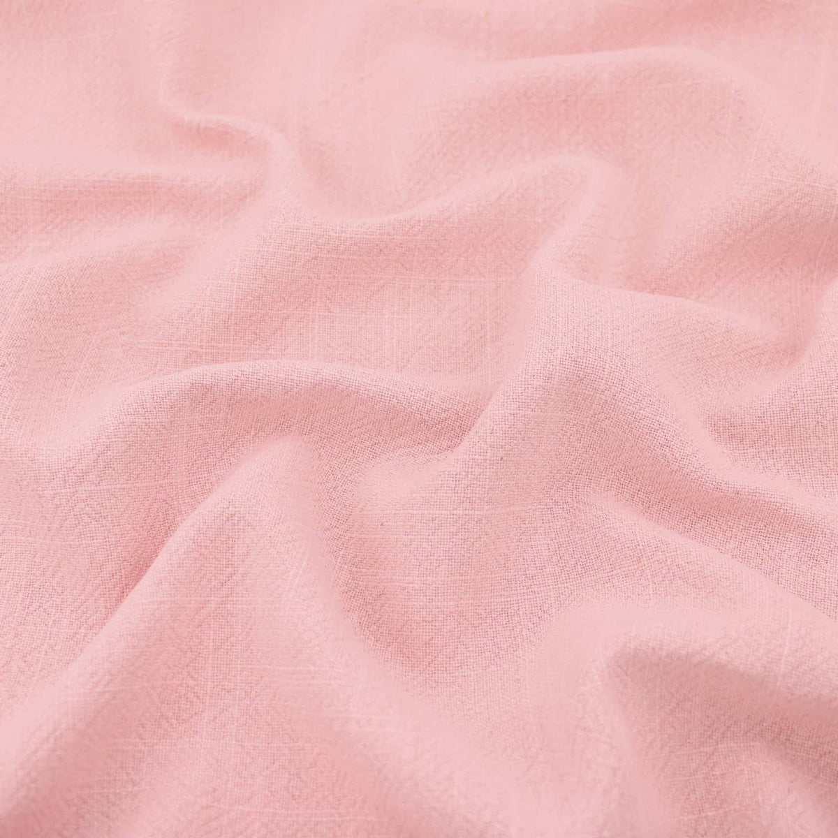 Stone washed Pure 100% Linen Natural Dressmaking Dress Trouser Heavy Weight Textured Drape Sustainable Fabric Material Woven Pink