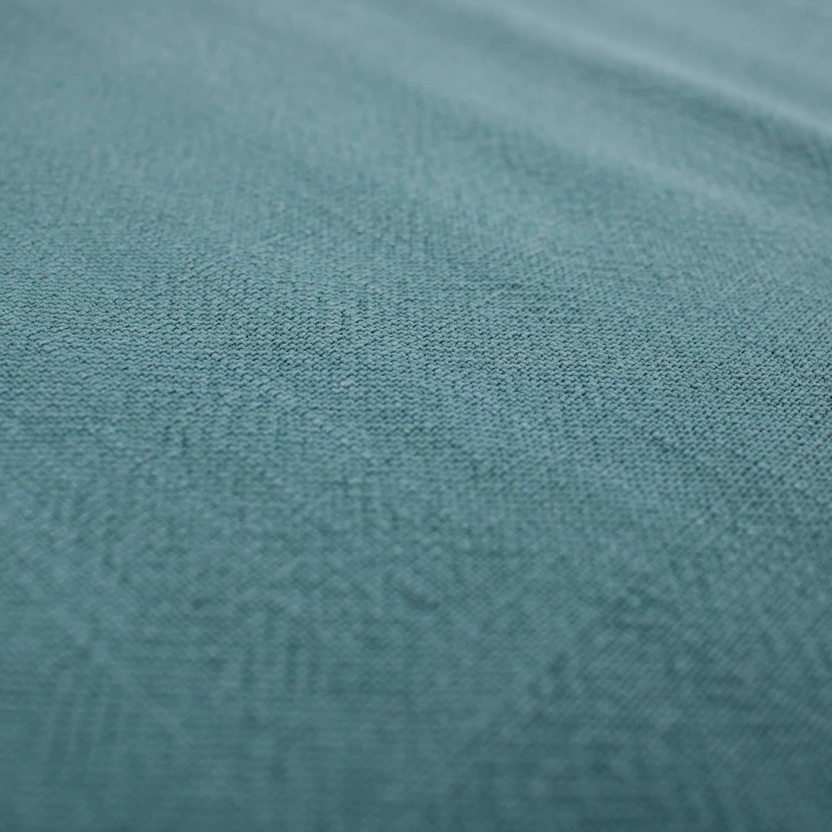Stone washed Pure 100% Linen Natural Dressmaking Dress Trouser Heavy Weight Textured Drape Sustainable Fabric Material Woven Teal