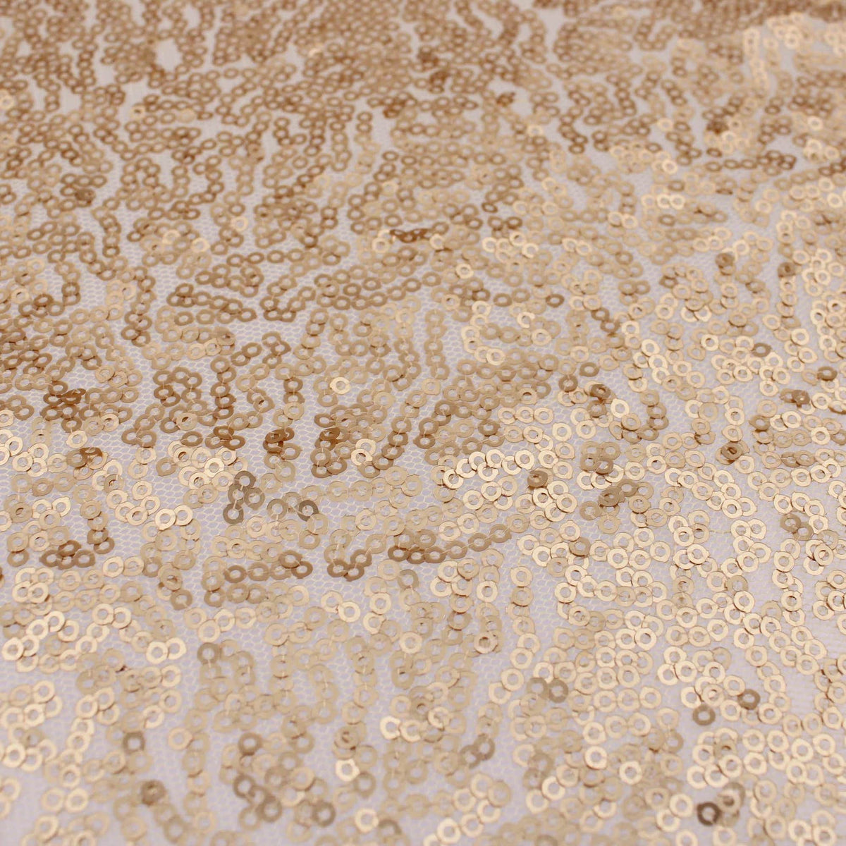 tiny sequins on mesh fabric for party dressmaking Gold