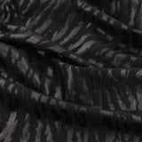 stretch light cotton jersey fabric Black