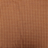 pure wool checked tailoring fabric Warm Brown