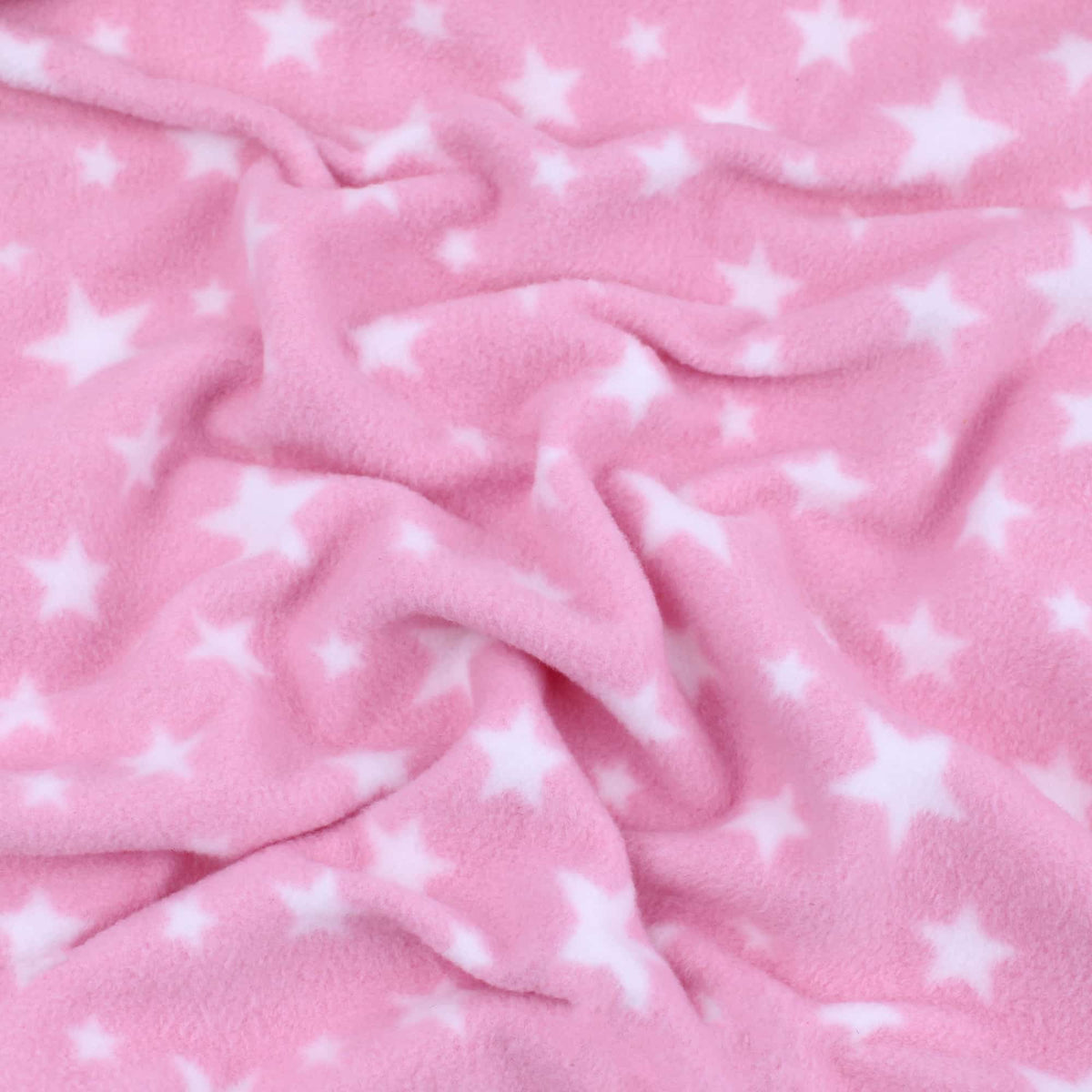 soft pattern anti pill polar fleece cosy kids pets fabric Baby Pink