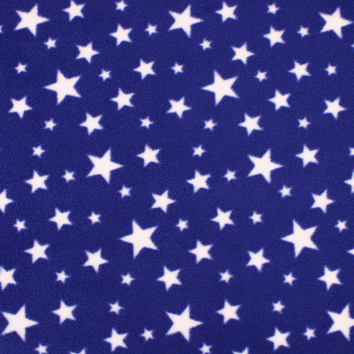 soft pattern anti pill polar fleece cosy kids pets fabric Royal Blue