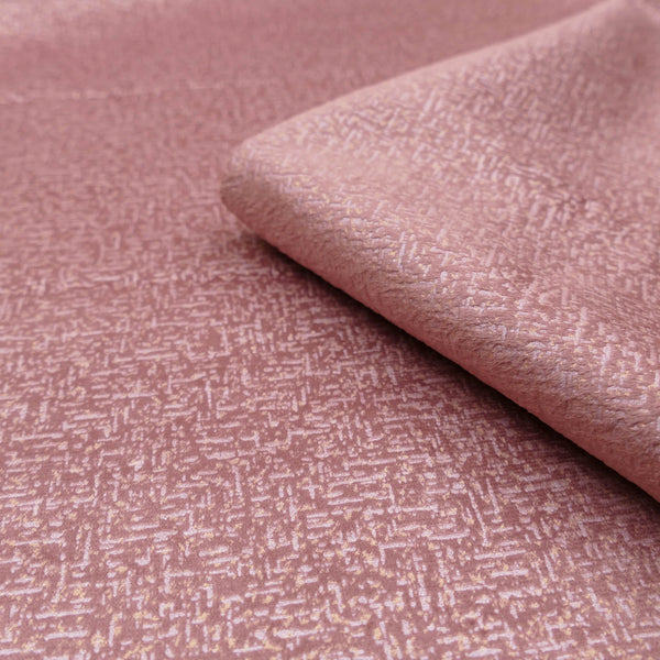 velvety smooth furnishing textured chenille fabric Old Rose