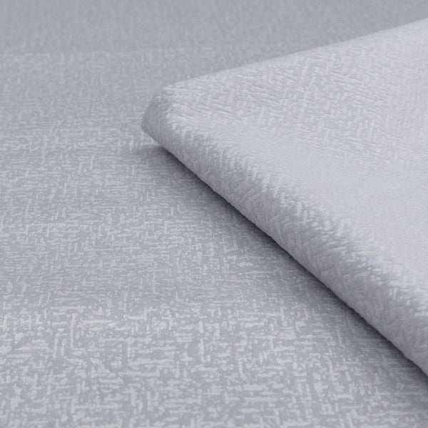 velvety smooth furnishing textured chenille fabric Silver Grey