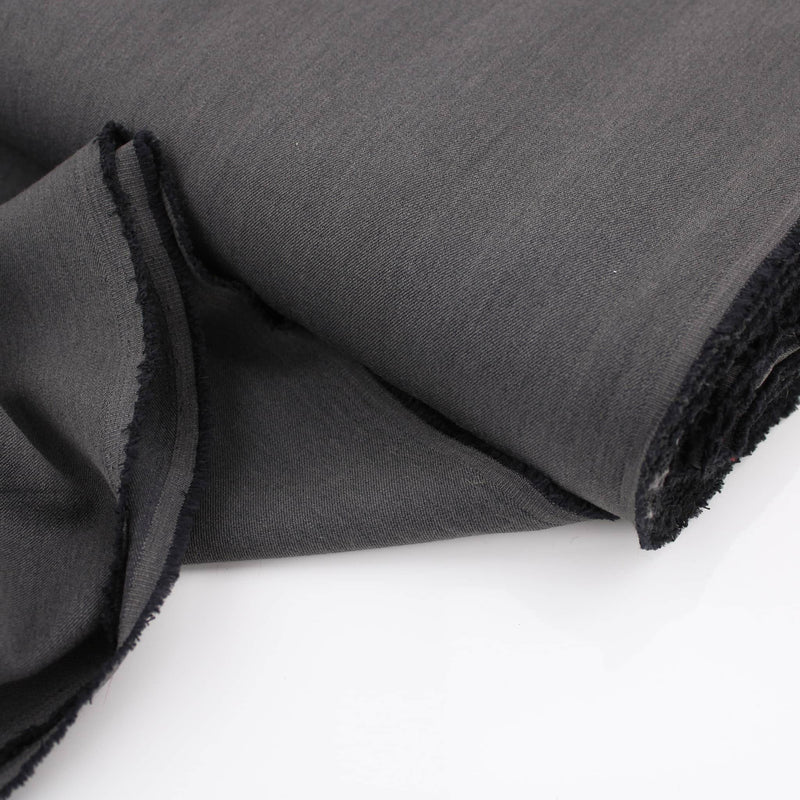 Viscose Wool-Touch Suiting Fabric Material Blend Fabric Tailoring Dressmaking Suit Trouser Tuxedo Menswear smart Dark Grey