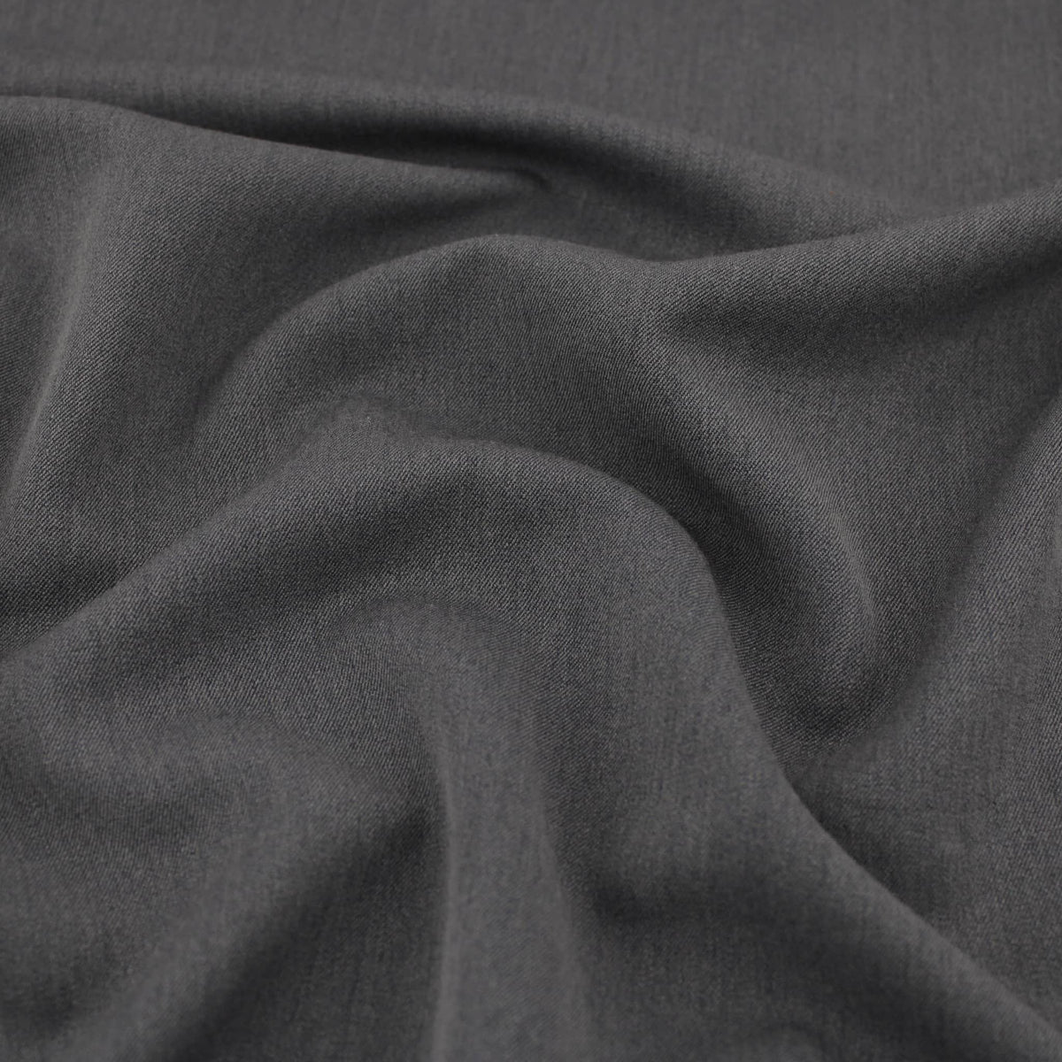 Viscose Wool-Touch Suiting Fabric Material Blend Fabric Tailoring Dressmaking Suit Trouser Tuxedo Menswear smart Dark Grey