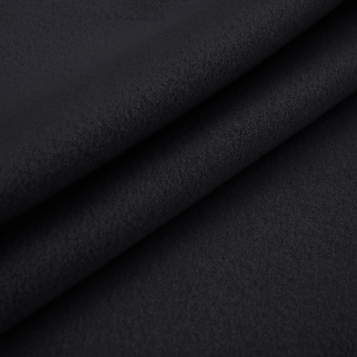 soft and smooth polar fleece kids craft fabric Black