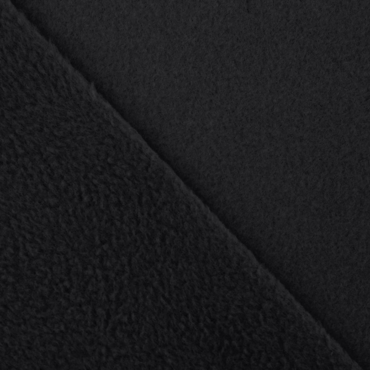 soft and smooth polar fleece kids craft fabric Black