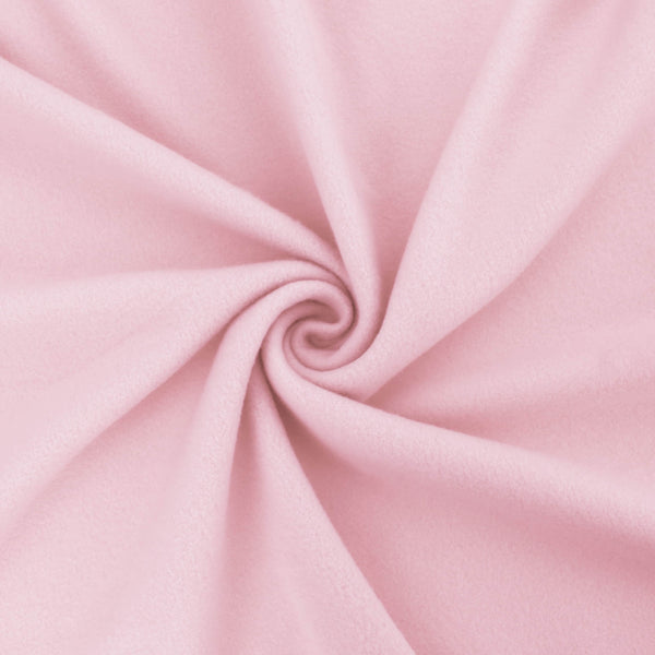 soft and  smooth polar fleece kids craft fabric Light Pink