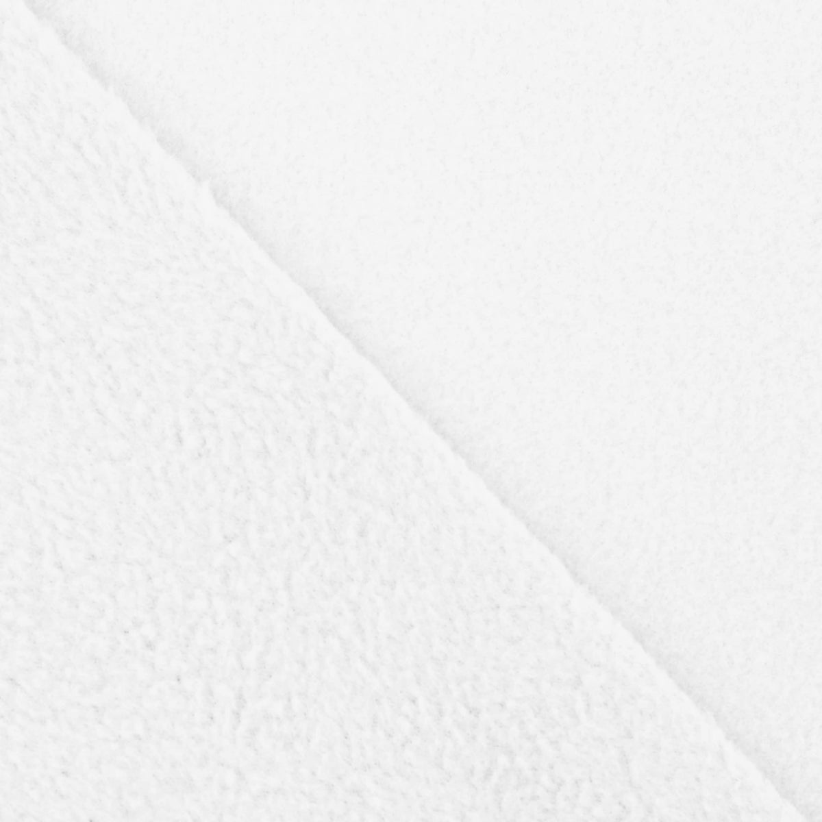 soft and smooth polar fleece kids craft fabric White