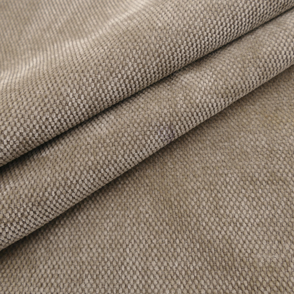 Smooth chenille soft furnishing upcycling fabric Deep Stone