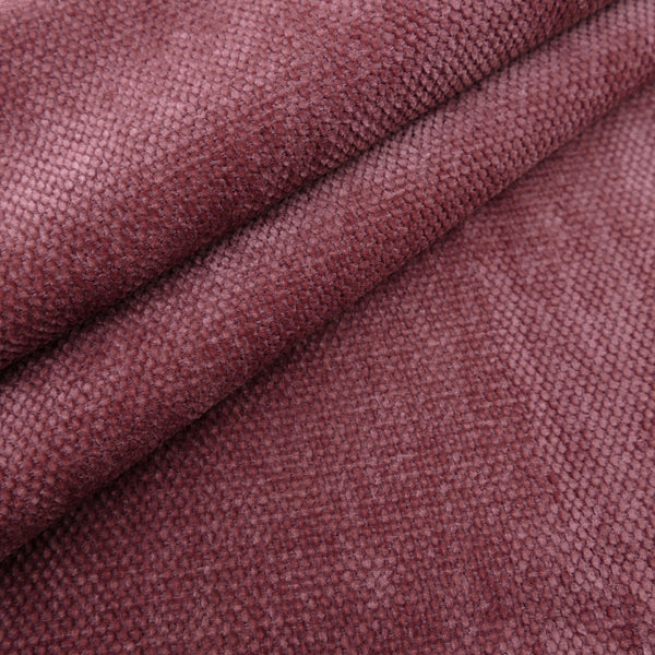 Smooth chenille soft furnishing upcycling fabric Mulberry
