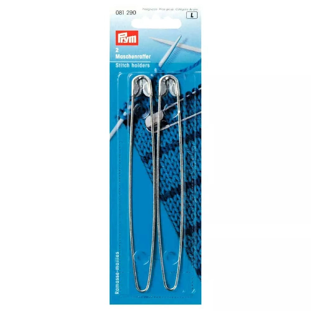 Prym Stitch Holders Safety Pins Stainless Steel 135mm in Silver Colour - 081290