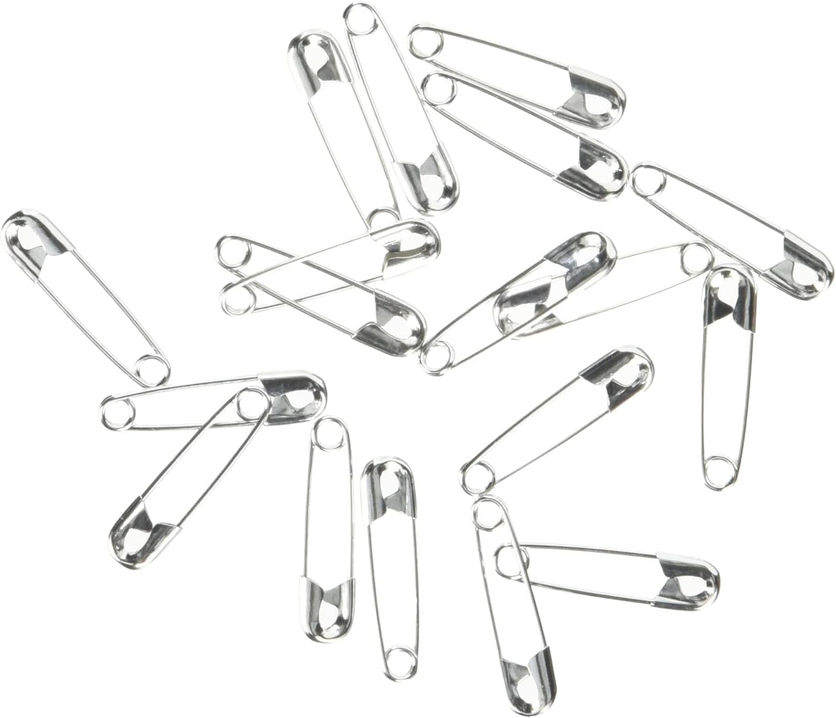 Prym Safety Pins with Coil No. 0, Silver, 27 mm - 085441