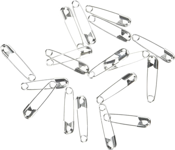 Prym Safety Pins with Coil No. 0, Silver, 27 mm - 085441