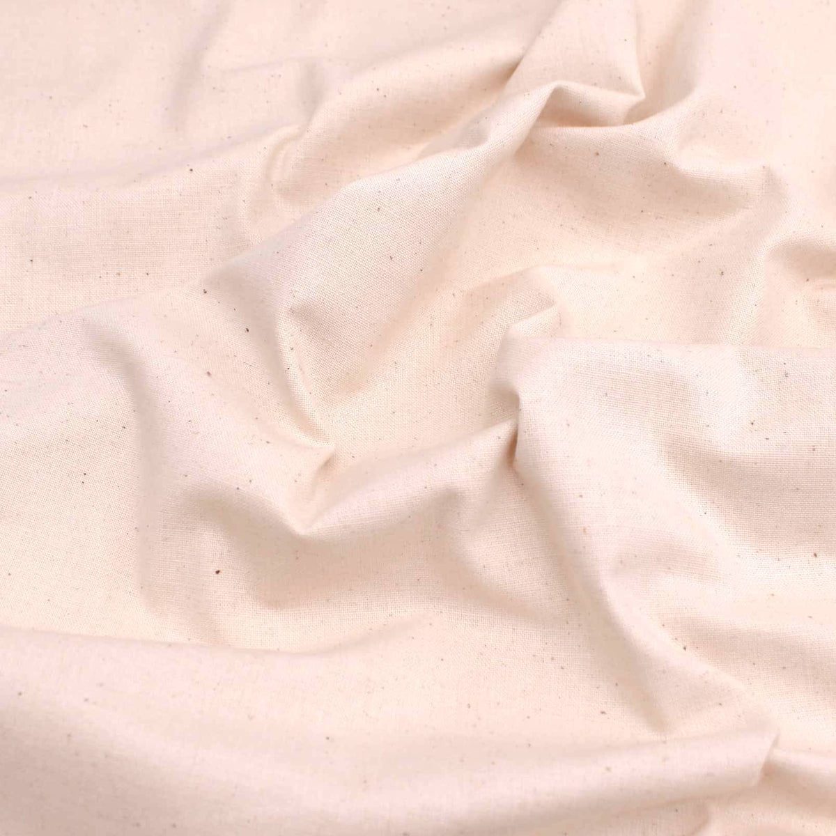 Extra Wide Pure Cotton Calico Duck Fabric - Natural 158 cm