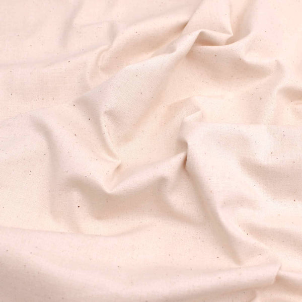 Extra Wide Pure Cotton Calico Duck  - Natural 160 cm