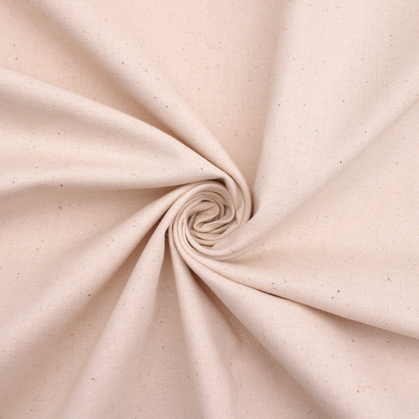 Extra Wide Pure Cotton Calico Duck  - Natural 160 cm