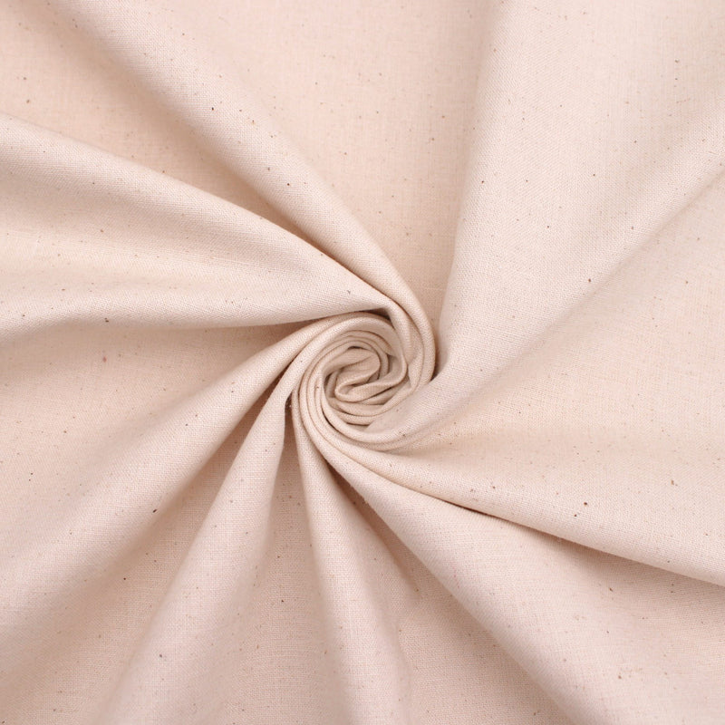 Extra Wide Pure Cotton Calico Duck Fabric - Natural 160 cm