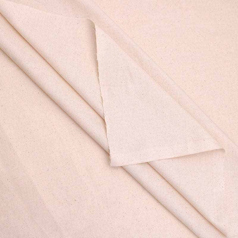 Extra Wide Pure Cotton Calico Duck Fabric - Natural 160 cm