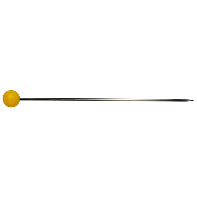 Prym Plastic-Headed Pins V2A 0.65x45mm in Gold Colour - 028485