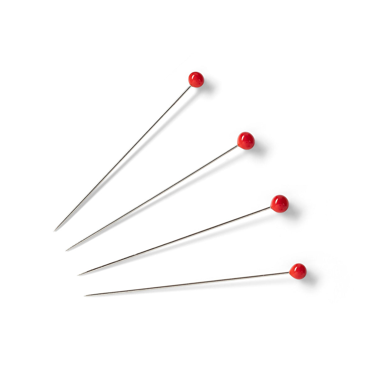 Prym Glass-headed Pins 0.40 x 35 mm Red - Quality Crafting Tools - 029700