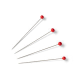 Prym Glass-headed Pins 0.40 x 35 mm Red - Quality Crafting Tools - 029700
