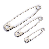 Prym Safety Pins: Silver Coil No. 0-3 in 27/38/50 mm Sizes - 085120