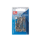 Prym Safety Pins: Silver Coil No. 0-3 in 27/38/50 mm Sizes - 085120