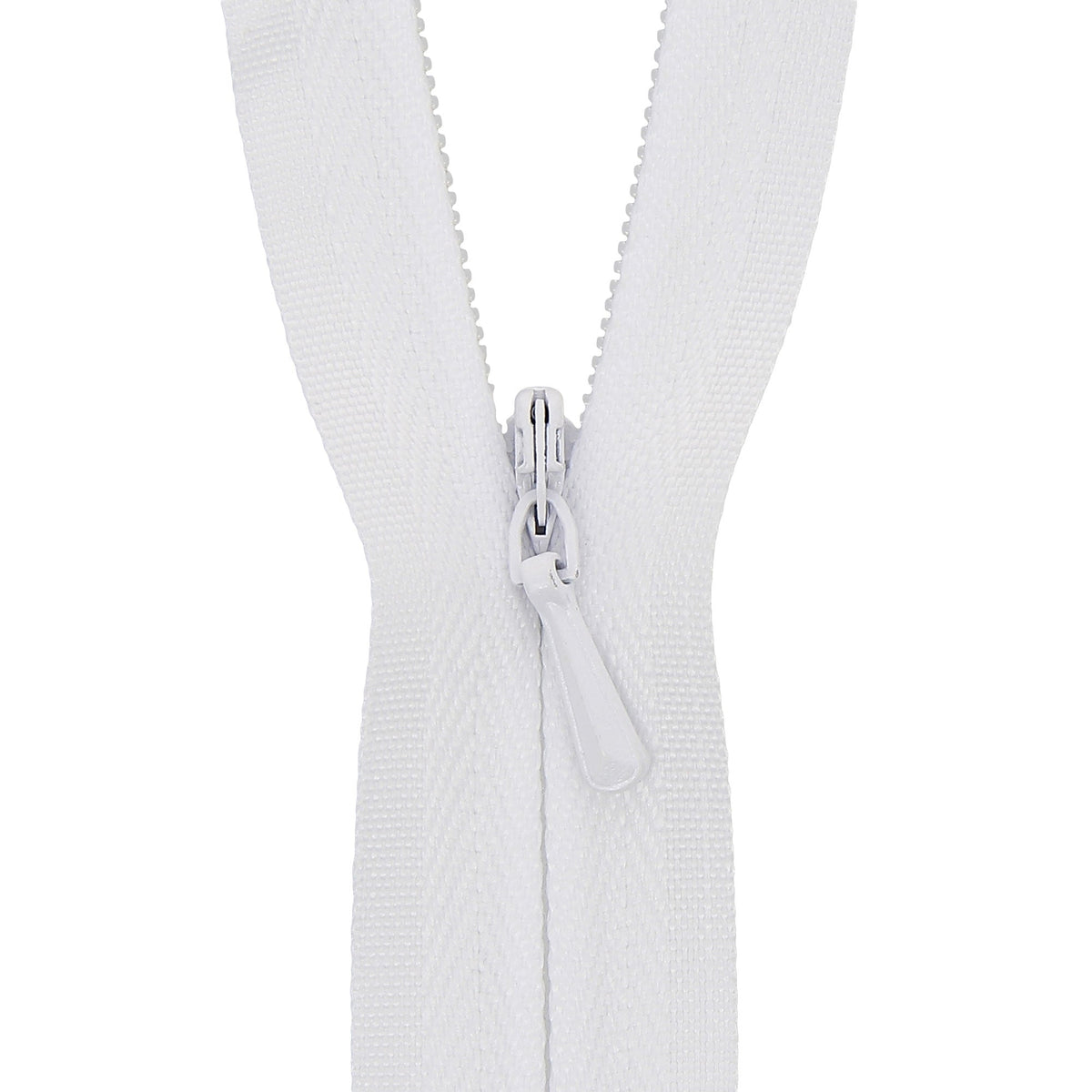 Milward Concealed Zip Closed End 60cm – White