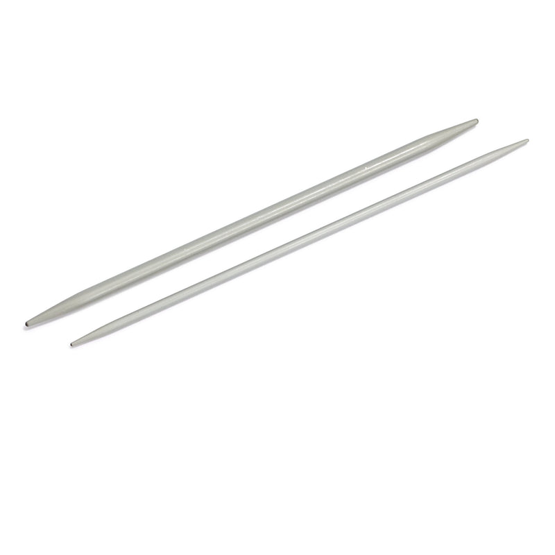 Prym Straight Cable-Stitch Pins: Alu 2.50 + 4.00 mm Pearl-Grey - 191105