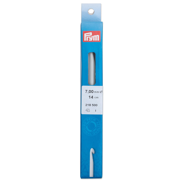 Prym Crochet Hooks: 14cm Grey Plastic for Wool, 7.00mm - 218500