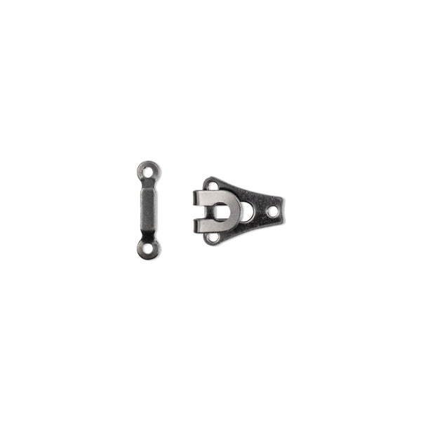 Prym Trouser & Skirt Hooks/Bars 9mm Black for Secure Fastening - 265223