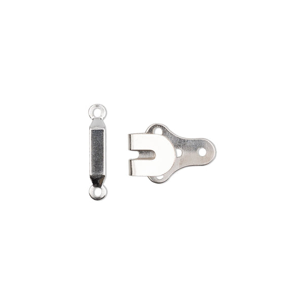 Prym Trouser & Skirt Hooks/Bars 12mm Silver Colour Essentials - 265225