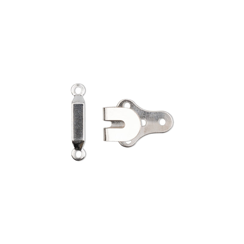 Prym Trouser & Skirt Hooks/Bars 12mm Silver Colour Essentials - 265225