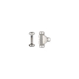 Prym Trouser & Skirt Hooks/Bars 9.5mm Silver - Quality Fasteners - 265242