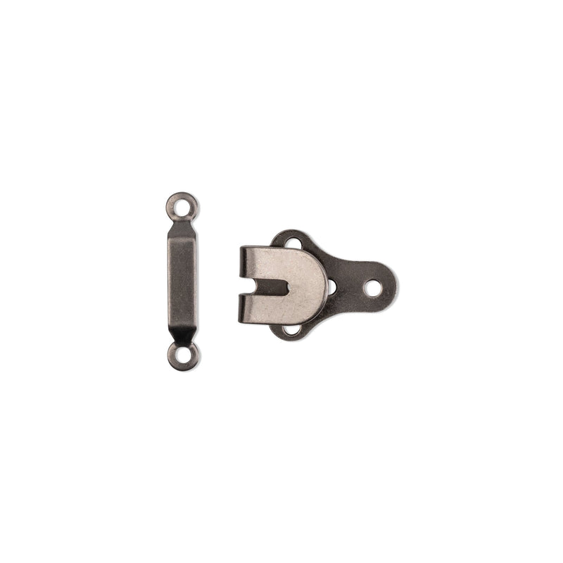 Prym Trouser & Skirt Hooks: Durable Steel Black 12mm - 266260