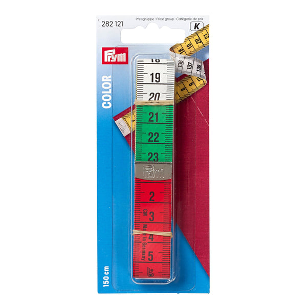 Prym Tape Measure: Colourful 150 cm cm/cm for Precision - 282121