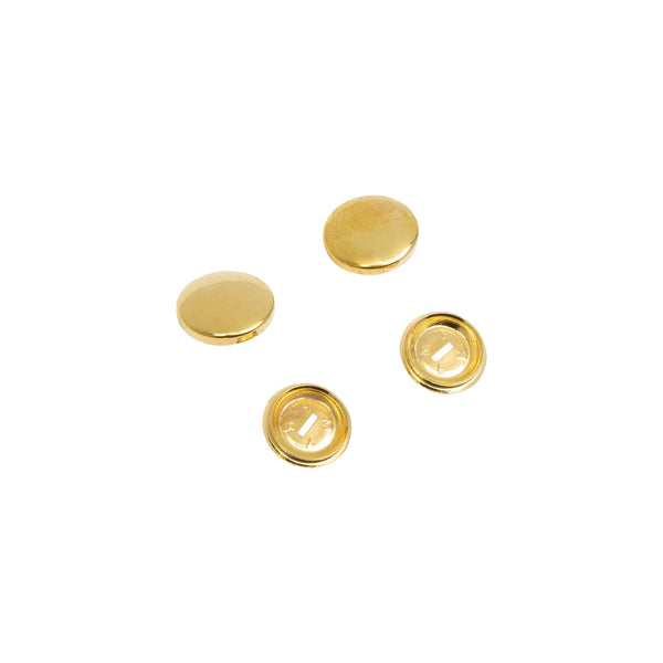 Prym Cover Buttons Brass 19mm Silver - No Tool Needed - 323152