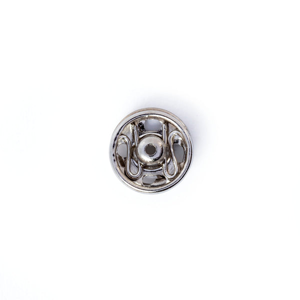 Prym Sew-On Snap Fasteners: Brass 6mm in Silver Colour - 341241