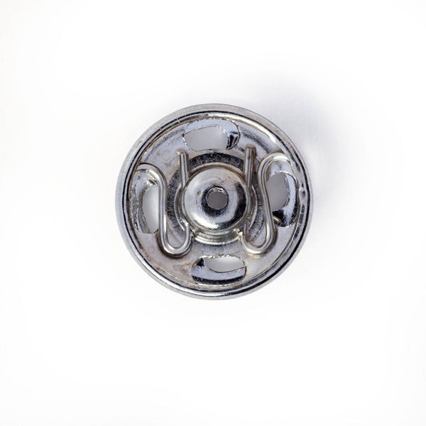 Prym Sew-On Snap Fasteners: Brass 11mm in Silver Colour - 341246